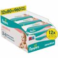 Pampers Sensitive ubrousky 12x80 ks